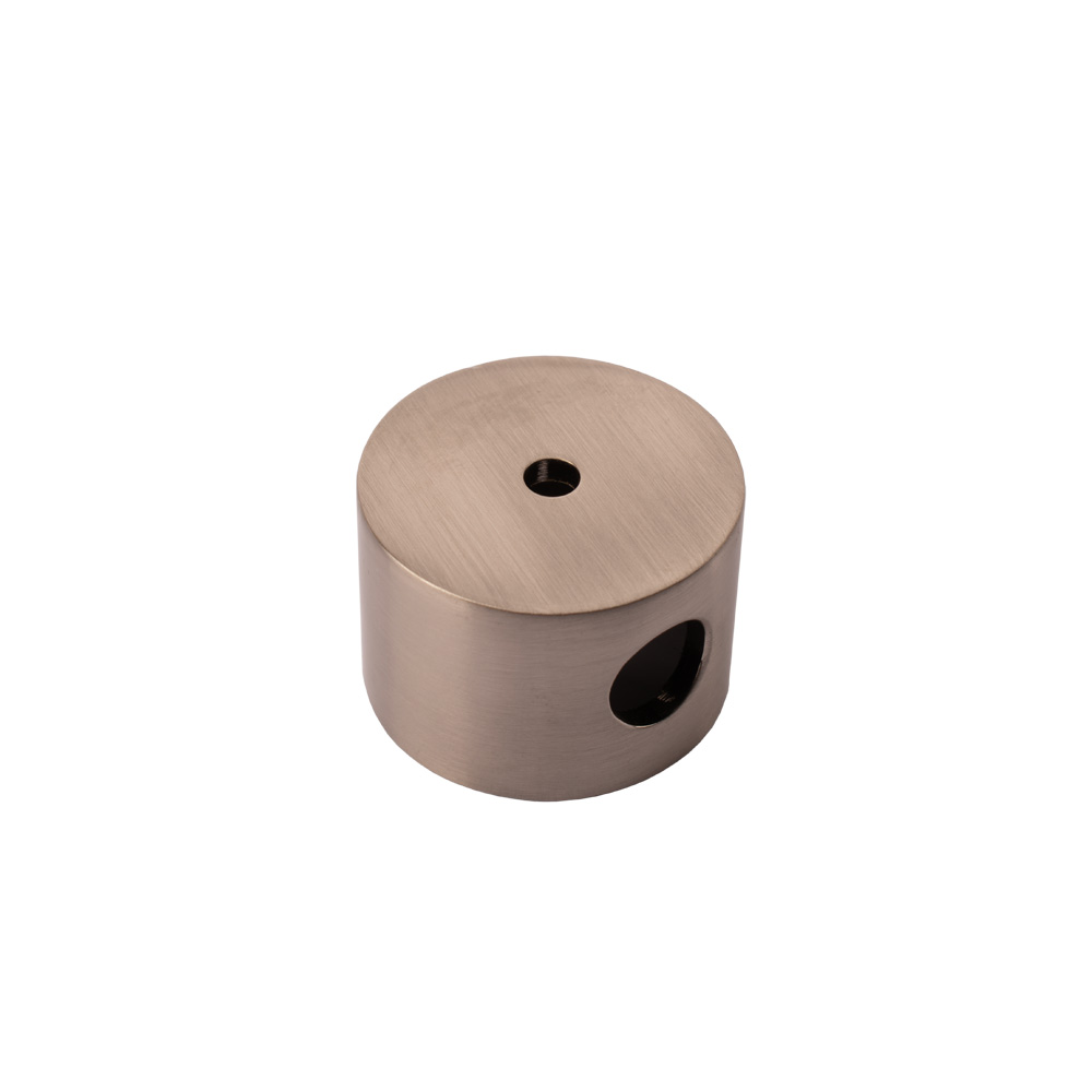 Simplex Brass Cord Plug - Satin Nickel